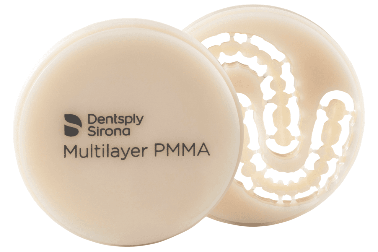 Multilayer PMMA Milled Teeth Disc - BP Image for DT shop